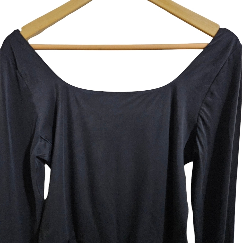 Lululemon Wundermost Ultra-Soft Nulu Square-Neck Long-Sleeve Bodysuit XL Neutral - Picture 7 of 14